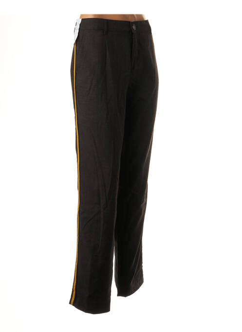 Pantalon droit stretch taille normale gris FIVE femme