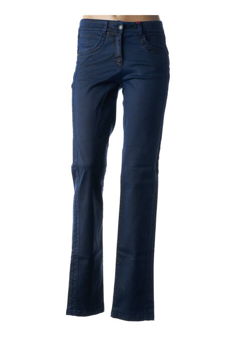 Pantalon slim bleu JOCAVI pour femme