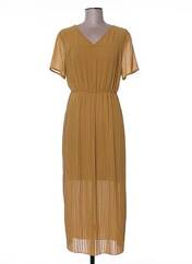 Robe mi-longue jaune LA FEE MARABOUTEE pour femme seconde vue