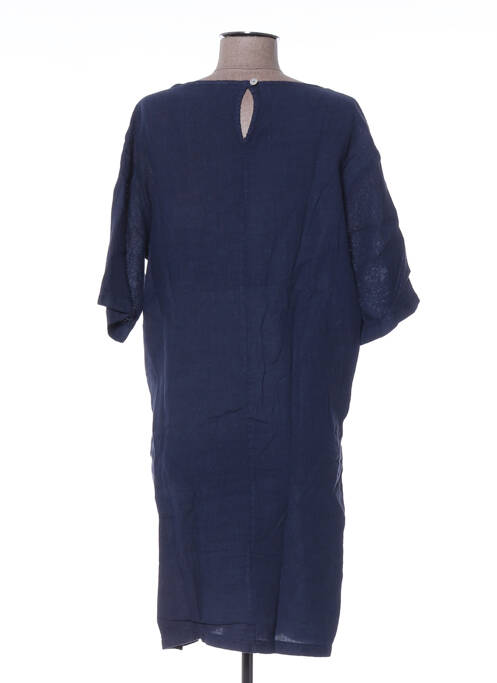 Robe mi-longue bleu LA FEE MARABOUTEE pour femme