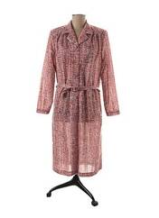 Robe courte rose FRANCE RIVOIRE pour femme seconde vue