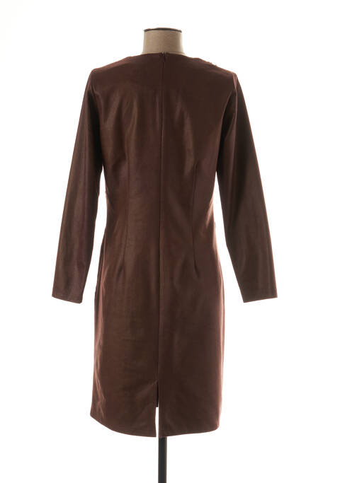 Robe mi-longue marron MERI & ESCA pour femme