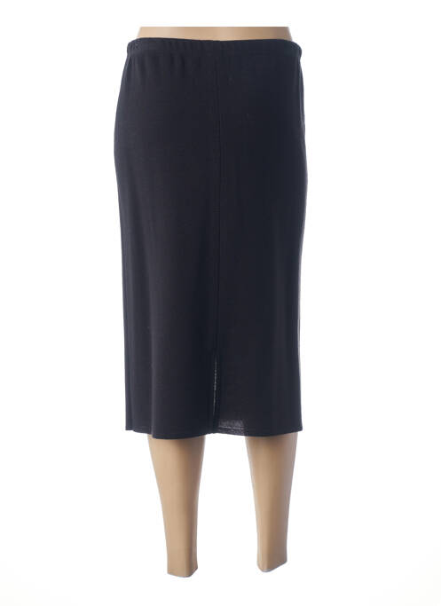 Jupe mi-longue noir FRANCE RIVOIRE pour femme