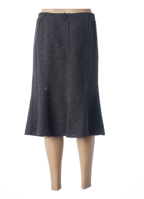 Jupe mi-longue noir GUY DUBOUIS pour femme