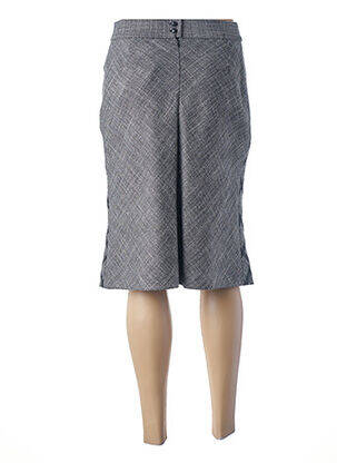 Jupe mi-longue coupe droite gris MERI & ESCA femme