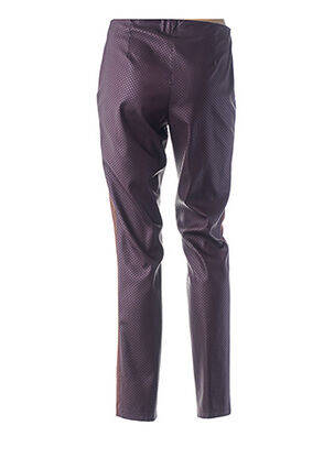 Pantalon slim taille haute marron MERI & ESCA femme