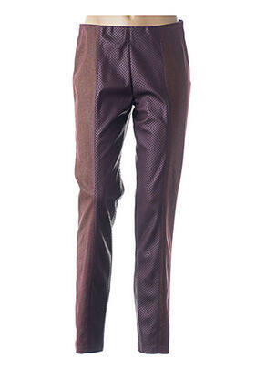 Pantalon slim slim marron GUY DUBOUIS homme