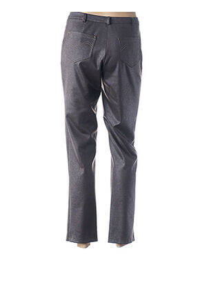 Pantalon 7/8 taille élastique marron GUY DUBOUIS femme