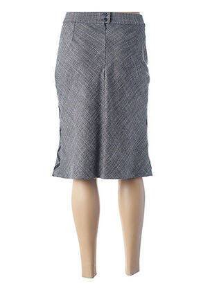 Jupe mi-longue taille normale gris GUY DUBOUIS femme