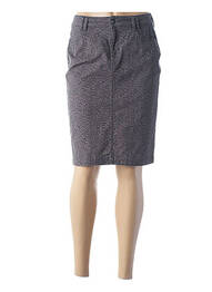 Jupe mi-longue taille haute gris GUY DUBOUIS femme