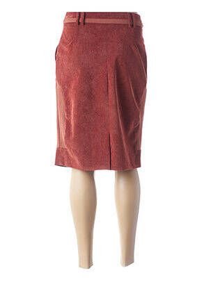 Jupe mi-longue taille haute marron MERI & ESCA femme