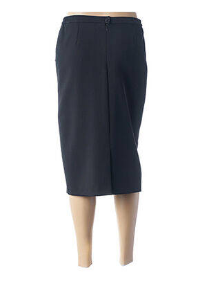 Jupe mi-longue taille haute noir GUY DUBOUIS femme