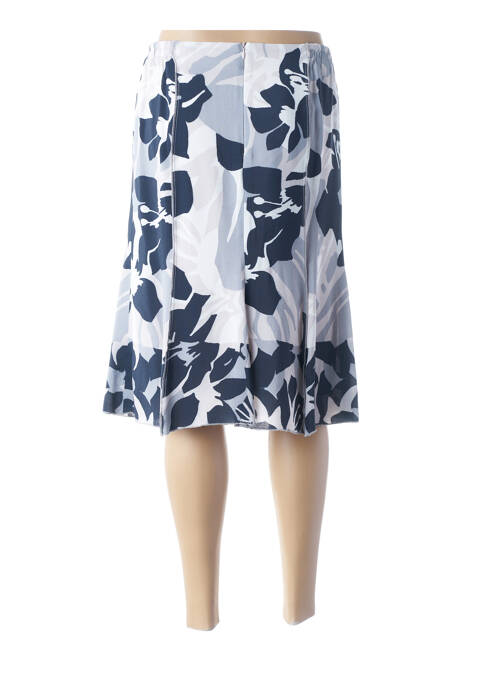 Jupe mi-longue gris GUY DUBOUIS femme