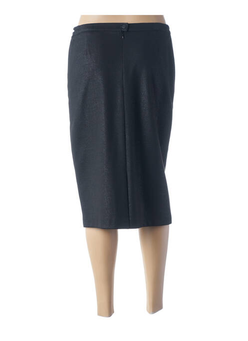 Jupe mi-longue noir GUY DUBOUIS pour femme