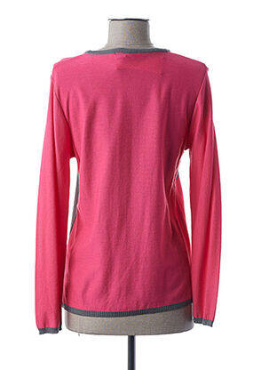 Pull coupe cintrée manches longues rose GUY DUBOUIS femme