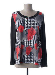 T-shirt manches longues manches longues rouge GUY DUBOUIS femme