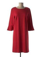 Robe mi-longue rouge BRANDTEX pour femme seconde vue