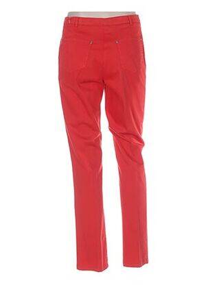 Pantalon slim taille basse taille basse rouge MERI & ESCA femme