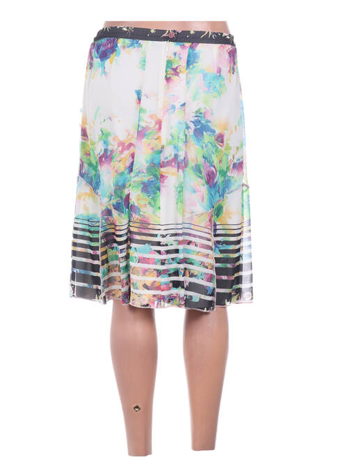 Jupe mi-longue jaune FRANCE RIVOIRE pour femme