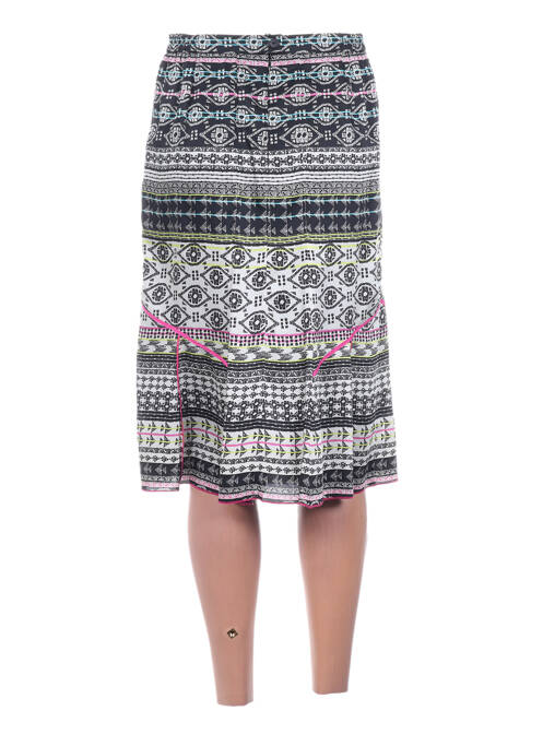 Jupe mi-longue noir FRANCE RIVOIRE pour femme