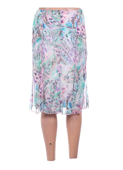 Jupe mi-longue rose IMPULSION pour femme