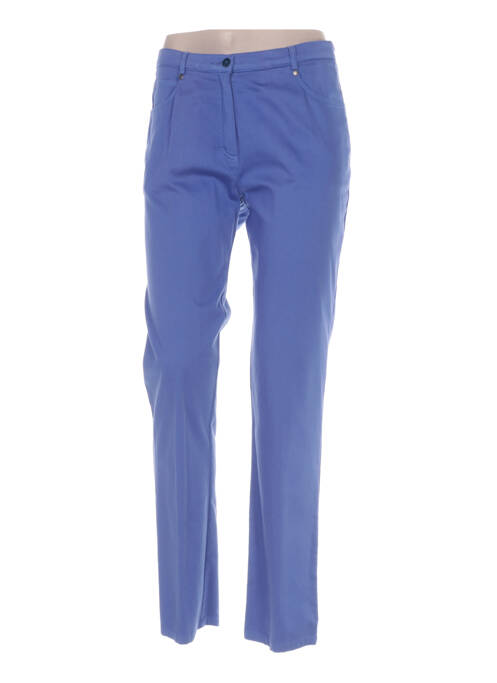 Pantalon slim bleu FRANCE RIVOIRE pour femme