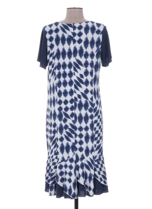 Robe mi-longue bleu FRANCE RIVOIRE pour femme