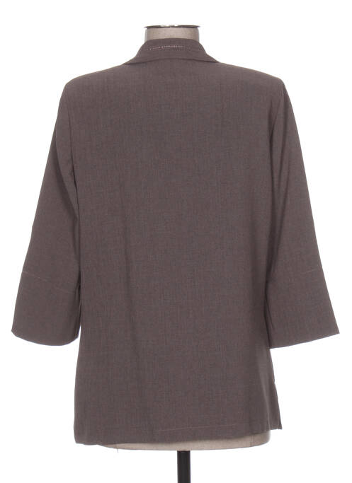 Veste casual marron FRANCE RIVOIRE pour femme