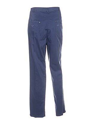 Pantalon droit bleu GUY DUBOUIS femme
