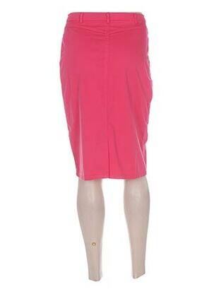 Jupe mi-longue rose FRANCE RIVOIRE femme