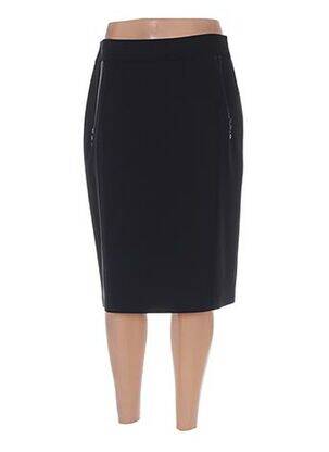 Jupe mi-longue noir FRANCE RIVOIRE femme