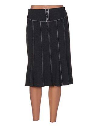 Jupe mi-longue gris IMPULSION femme