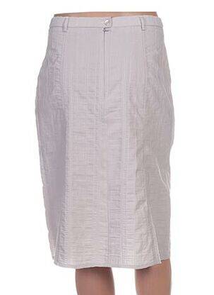 Jupe mi-longue beige MERI & ESCA femme