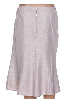 Jupe mi-longue rose FRANCE RIVOIRE femme