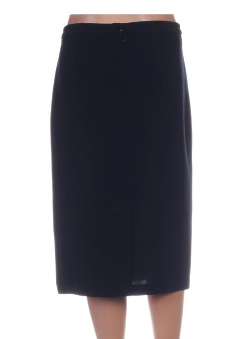 Jupe mi-longue bleu GUY DUBOUIS pour femme