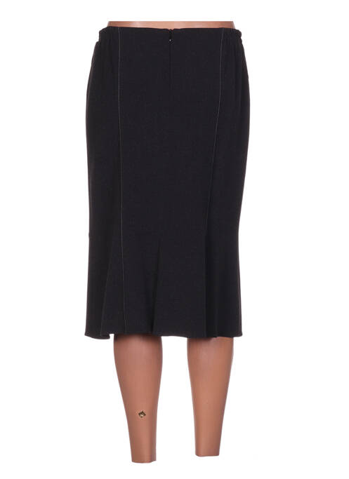 Jupe mi-longue gris FRANCE RIVOIRE pour femme