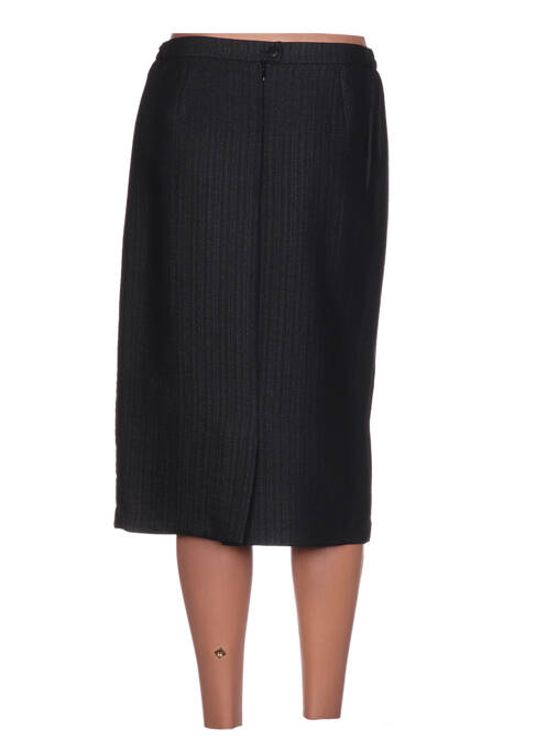 Jupe mi-longue gris GUY DUBOUIS pour femme