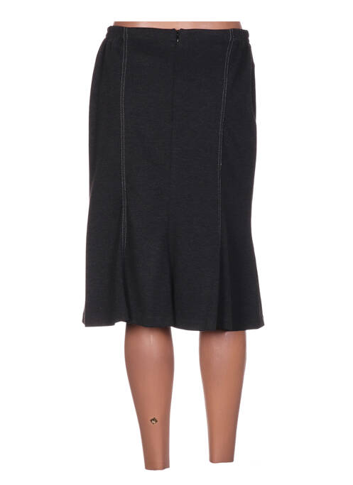 Jupe mi-longue gris IMPULSION pour femme