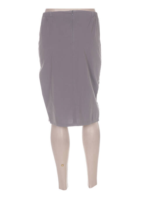 Jupe mi-longue gris MERI & ESCA femme