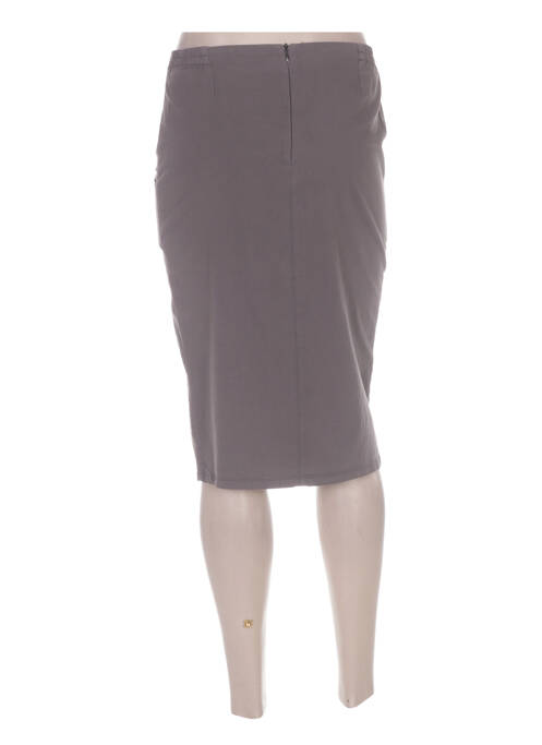 Jupe mi-longue marron MERI & ESCA pour femme