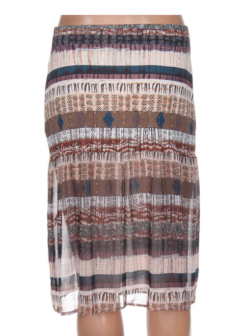 Jupe mi-longue marron MERI & ESCA pour femme