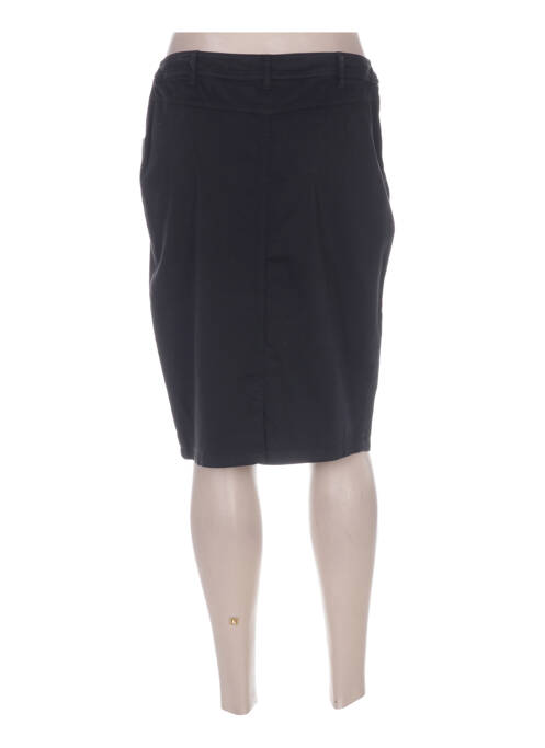 Jupe mi-longue noir GUY DUBOUIS femme
