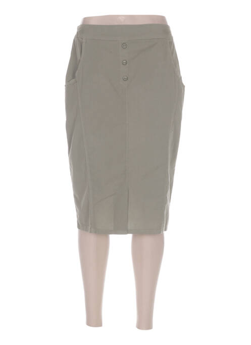 Jupe mi-longue noir GUY DUBOUIS pour femme