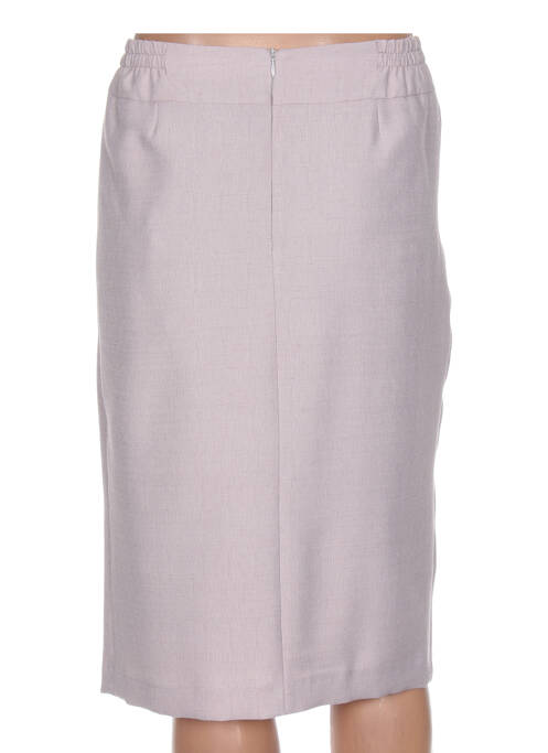 Jupe mi-longue rose FRANCE RIVOIRE pour femme
