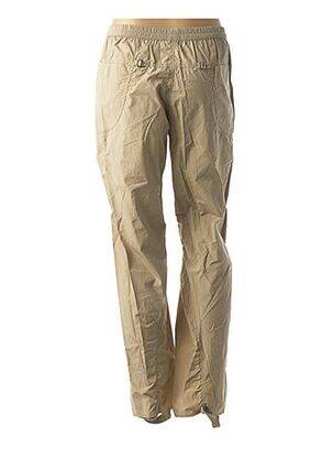 Pantalon droit stretch beige CATY LESCA femme