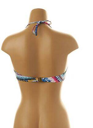 Haut de maillot de bain haut soutien-gorge moulé haut soutien-gorge moulé bleu PROMISE femme