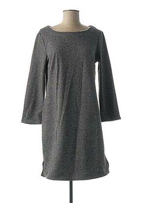 Robe mi-longue manches 3/4 manches 3/4 noir DENIM &DRESS femme