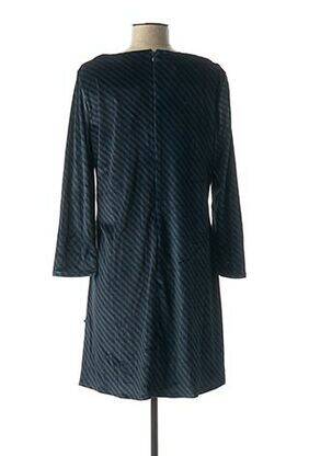 Robe mi-longue manches longues manches longues bleu DENIM &DRESS femme
