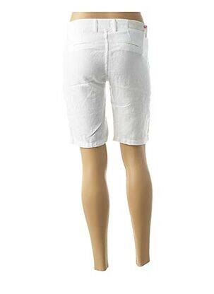 Bermuda coupe droite taille normale blanc COUTURIST femme