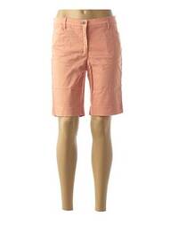 Bermuda taille basse taille basse orange COUTURIST femme